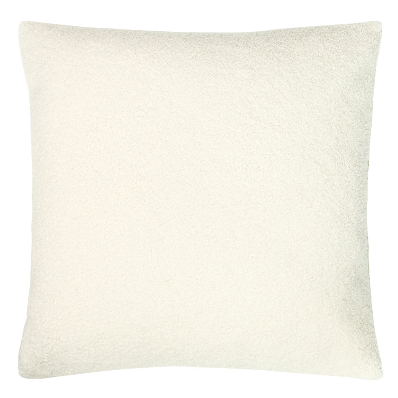 Geometric Square Throw Cushion, Taupe