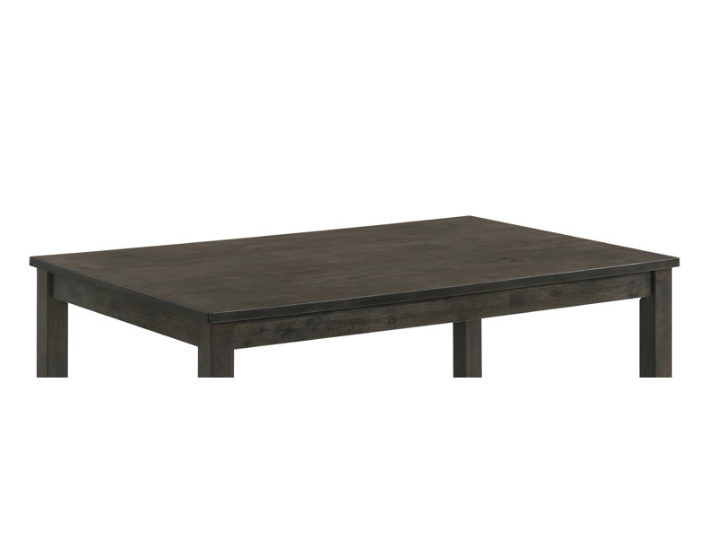 Finition en bois foncé de la table de salle à manger 1pc
