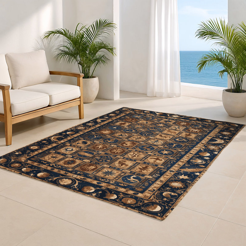 Tapis d'intérieur et d'extérieur gris français, Rectangulaire 3 pi x 5 pi