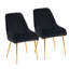 Kataleah Tufted Velvet Side Dining Chairs-86787173