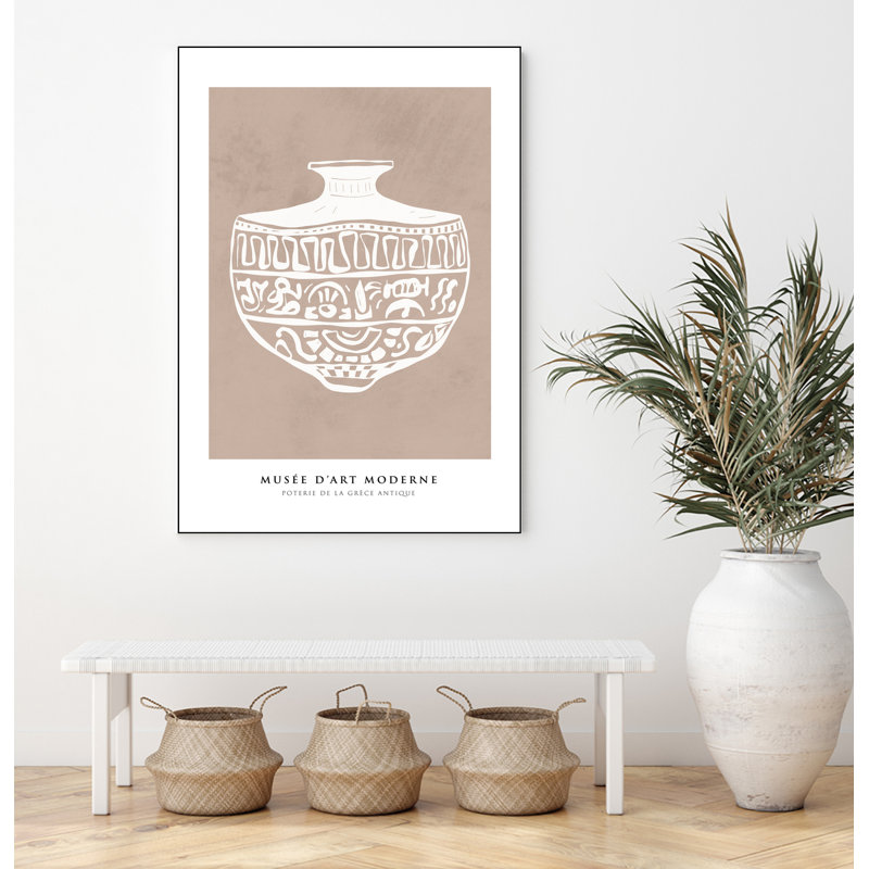 Grèce Antique' Framed Canvas