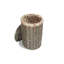 Wicker Round Laundry Basket with Garden Rose Lining-15132823