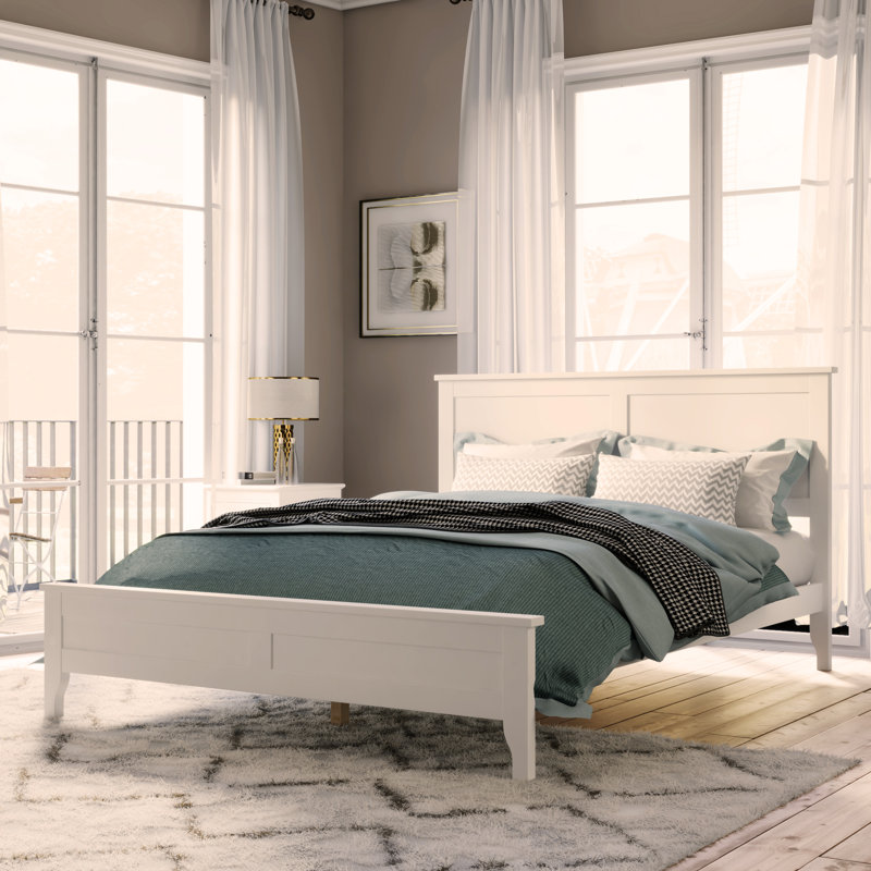 Lit plateforme Modern, Blanc