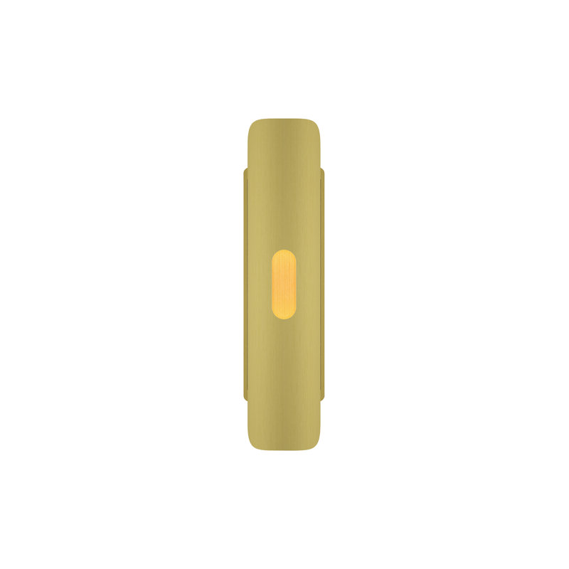 Lupe Integrated LED Flush Mounted Sconce, Pale Green