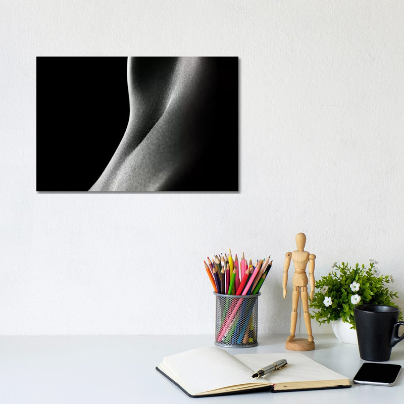Bodyscape Woman's Stomach II by Johan Swanepoel - Wrapped Canvas Print, 20.32 cm H x 30.48 cm W