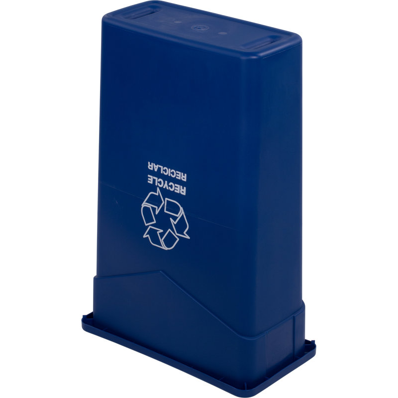 Poubelle de recyclage & trimline trottoir trash, Bleu, 23