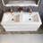 48 In. Double Sink Wall Mounted Bathroom Vanity With White Resin Top-104903847