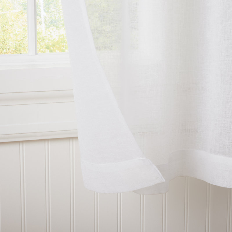 Paire de rideaux transparents avec passe-tringle Estate View, L 38 po x L 84 po