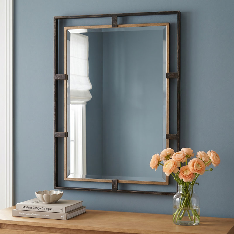 Rashmi Metal Rectangle Wall Mirror