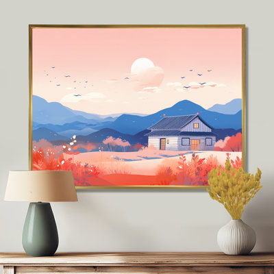 Maison de campagne Blue Mountains Autumn - montagnes, art mural