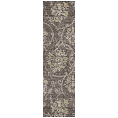 Sudais Washable Floral Rug