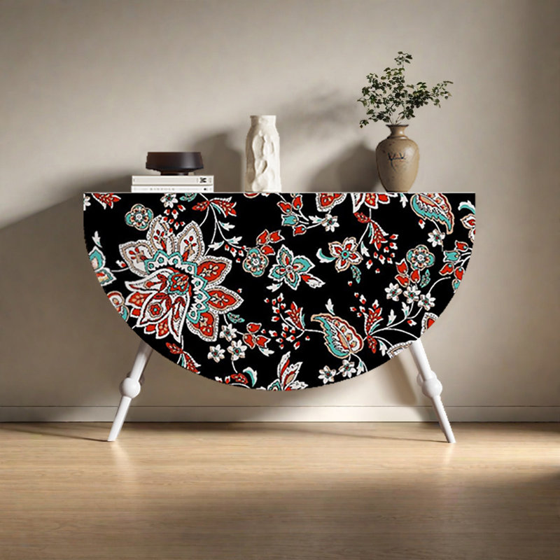 Armoire de décoration esthétique simple en demi-cercle, Blanc / Noir / Rouge / Bleu