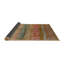 Tapis floral brun / rouge-666816006