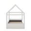 Lit plateforme tapissier pleine grandeur avec bandes lumineuses à DEL, structure de lit de jour en bois-792717241