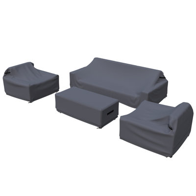 Swifton Outdoor Furniture Covers For 4-Piece Sofa Seating Group With Cushions by Joss & Main