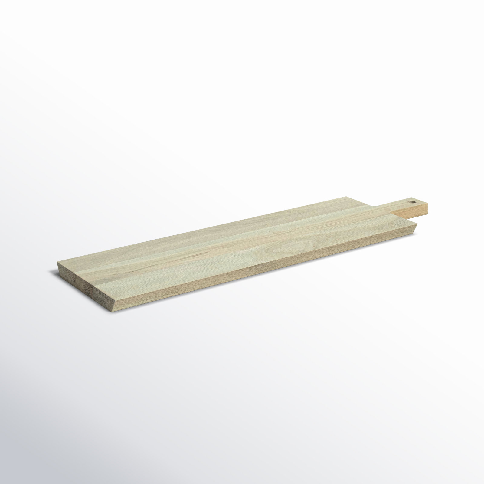 BORDA Oak Wood Cutting Board, 0.81" H x 7" W x 25" L