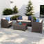 Mitchall 4 - Person Patio Conversation Set with Cushions-786553022