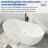 70"L x 31"W Premium Private-Enjoyment Freestanding Oval Soaking Acrylic Bathtub, Spa Bathroom Bundle