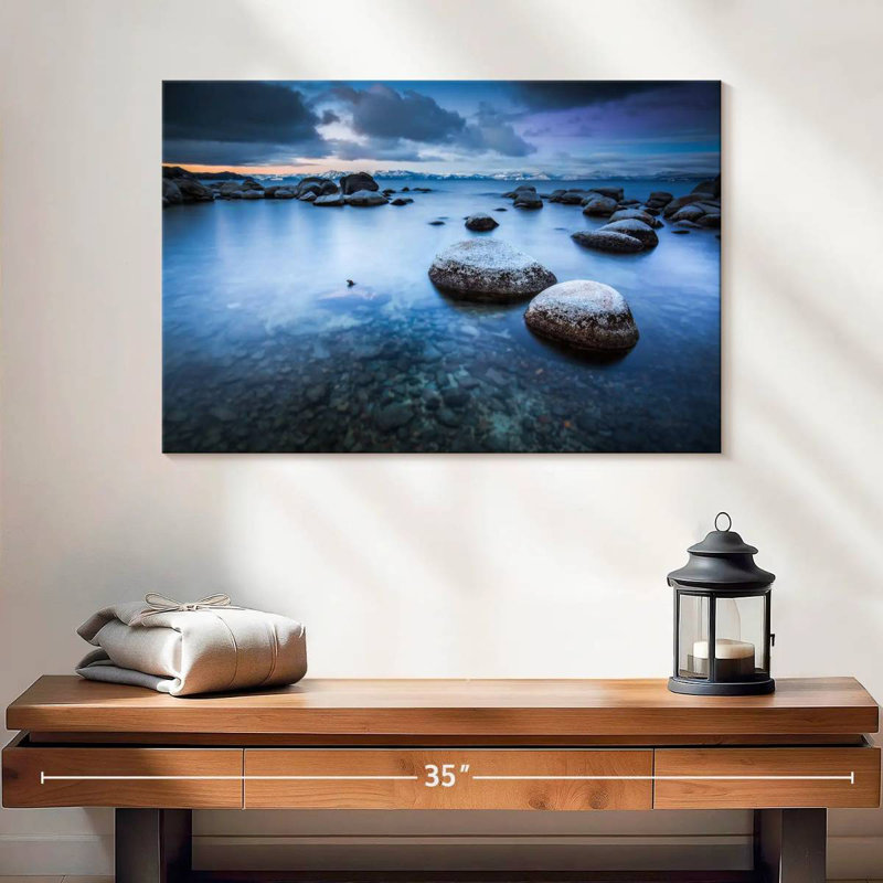Alvord Calm Waters In Lake Tahoe, 16" H x 24" W