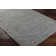 Rectangle Argyle Polyester/Wool Area Rug in Black