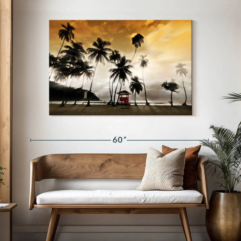 Gillard Maracas Beach Palms, H 32 po x l 48 po