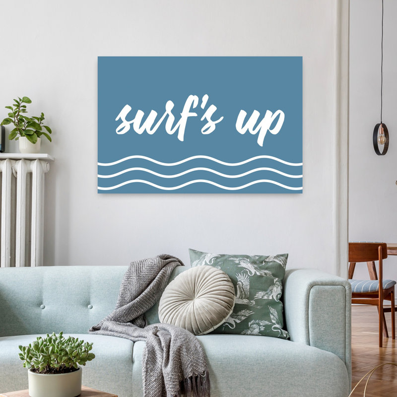 Surf's Up, art côtier abstrait, H 24 po x l 36 po