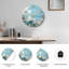 Horloge murale décorative en verre Ocean Moon-1540805188