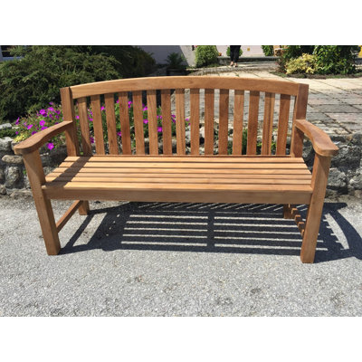 Kerlin Solid Wood Teak Outdoor Bench