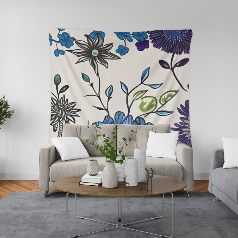 Tapisserie murale, H 80 po x l 68 po