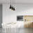 Marblehead 1 - Light Black, Gold Single Pendant