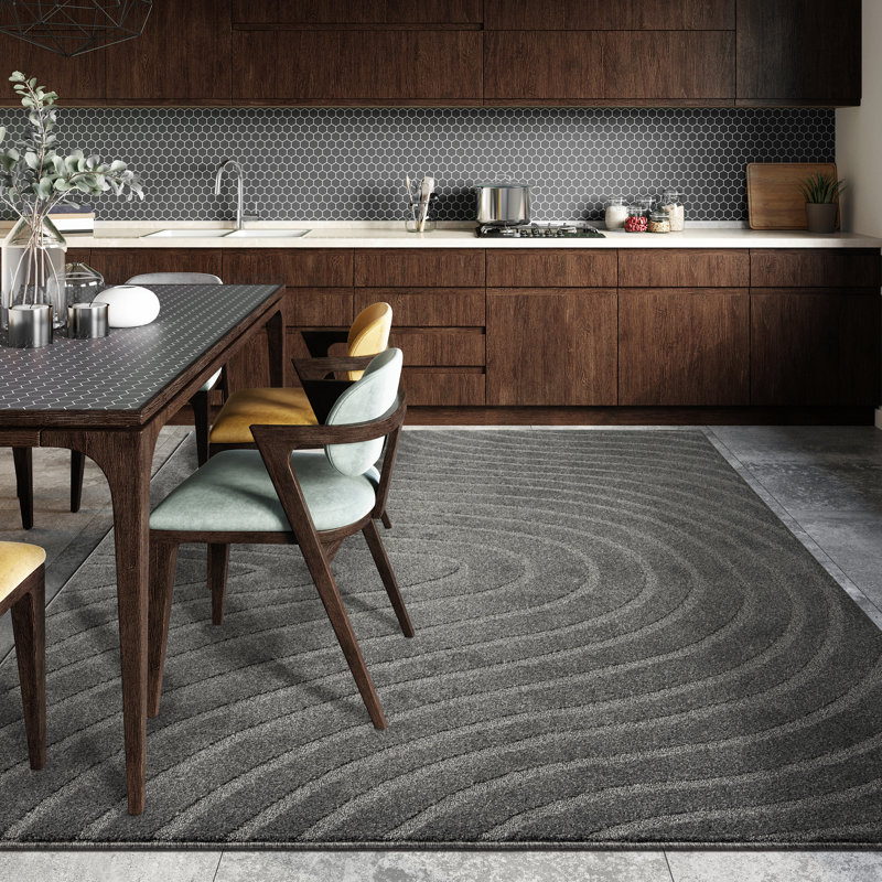 Geometric Indoor Rug, Runner 2' x 8'
