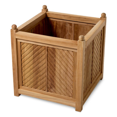 Outdoor Planter Stanmore Natural Teak