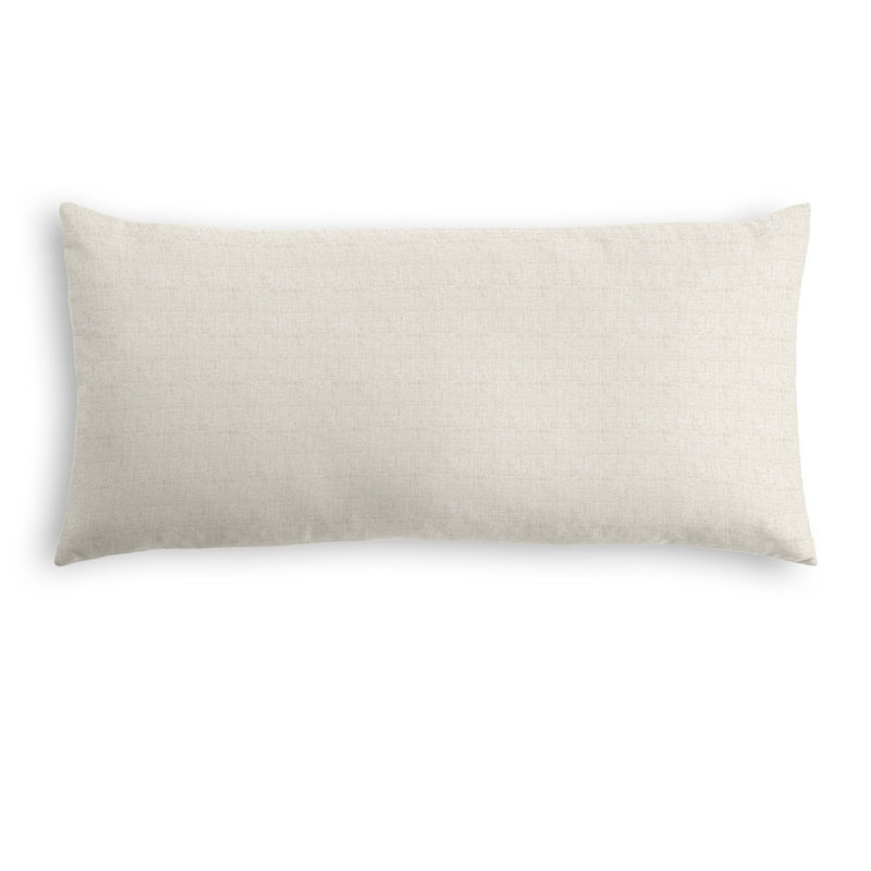 Housse de coussin rectangulaire, 14 po x 48 po, Gris vif