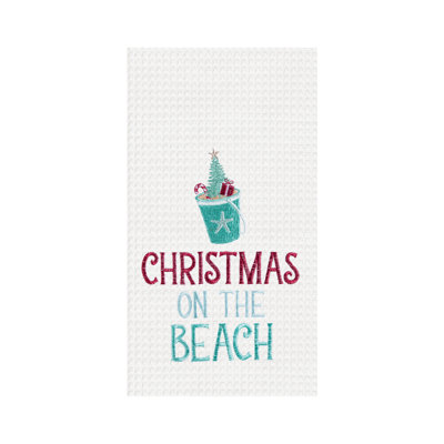 Christmas On The Beach Towel
