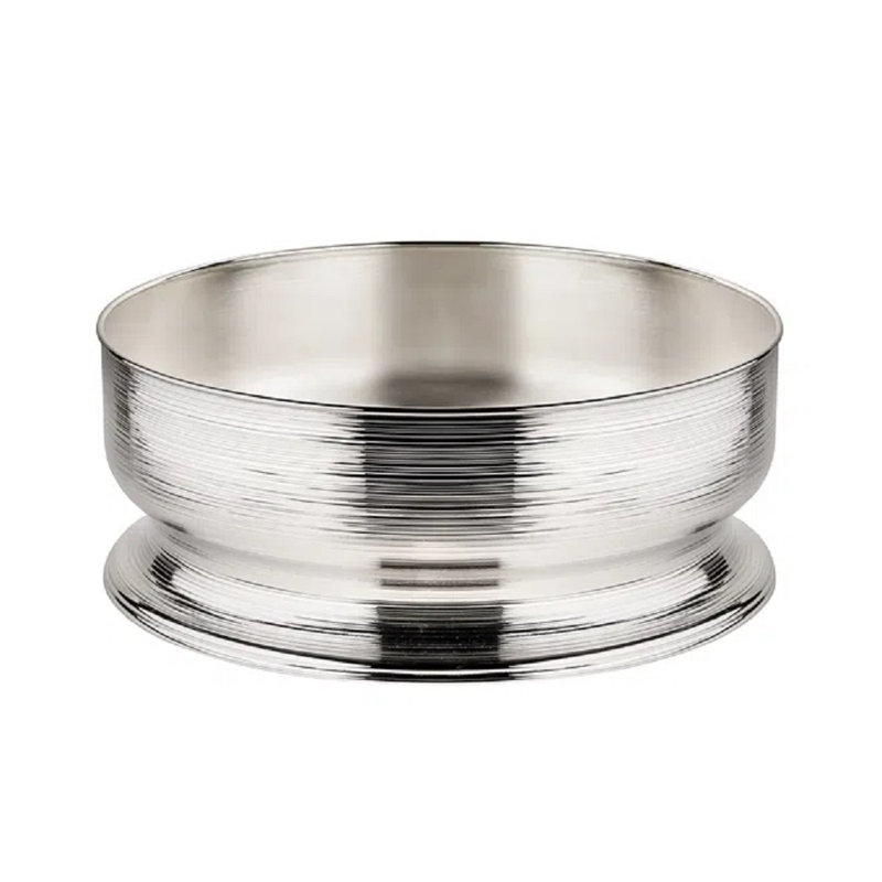 Vasos E Centros De Mesa Metal Planter, 13" H x 13" W x 5" D