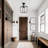 Crattic 1-Light Lantern Semi Flush Mount