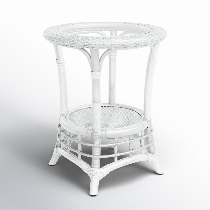 Bridgehampton End Table, Frost White