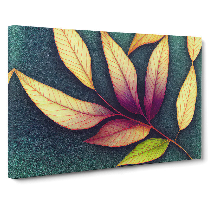 Ravishing Leaf - Wrapped Canvas