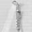 Saturn Adjustable Shower Head 1.8 GPM GPM