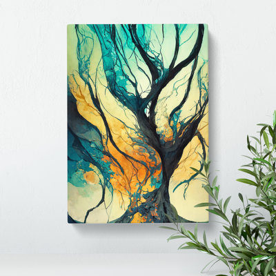 Abstract Tree No.1 - Wrapped Canvas Print