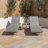 80 Inch Patio Wicker Chaise Lounge Chairs Set, Outdoor Rattan Reclining With Rolling Wheels, Adjustable Backrest, And Pull-Out Side Table For Poolside And Deck-2066121397