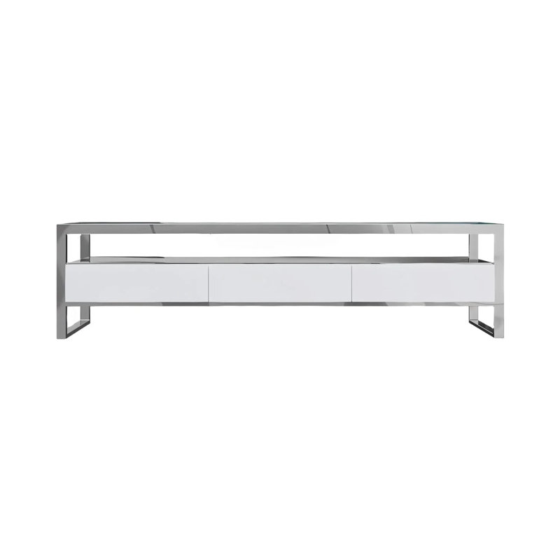Meuble télé Bari - blanc