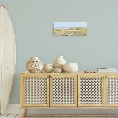 Eastern Beach Grass Canvas Wall Art by Stede Bonnett