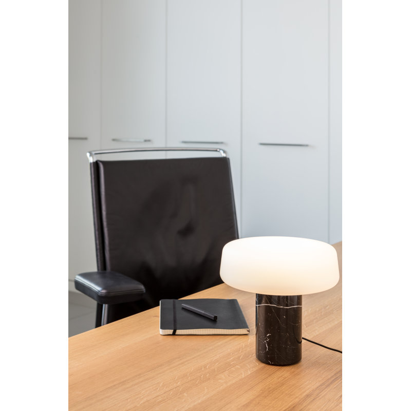 Solid LED Table Lamp, Nero Marquina