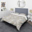 Coastal Polyester Twill Abstract Duvet Cover-40702227