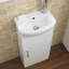 Single Bathroom Vanity with Integrated Ceramic Basin