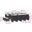  Garden Dining Set Beige And Black-1988816556-1988816561