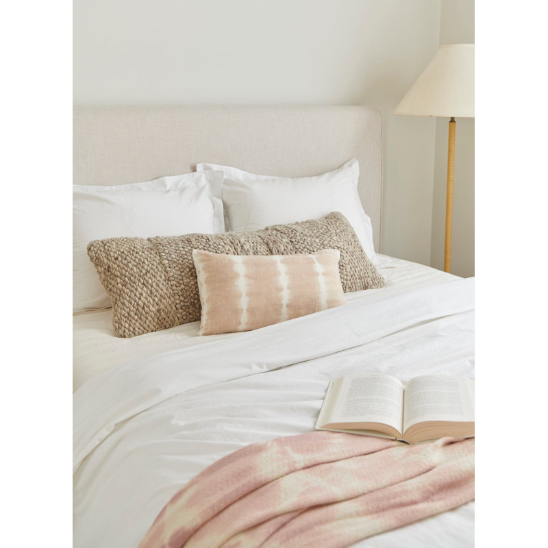 Textured Handwoven Pillow, 90% Down 10% Feather