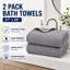 Ensemble de serviettes en microfibre pour salle de bain, 2 pièces 27 po x 55 po-134090195