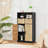 Millwood Pines Large Storage Cabinet,Bathroom Storage Cabinet With 2 Adjustable Drawers & 2 Shelf-394581284